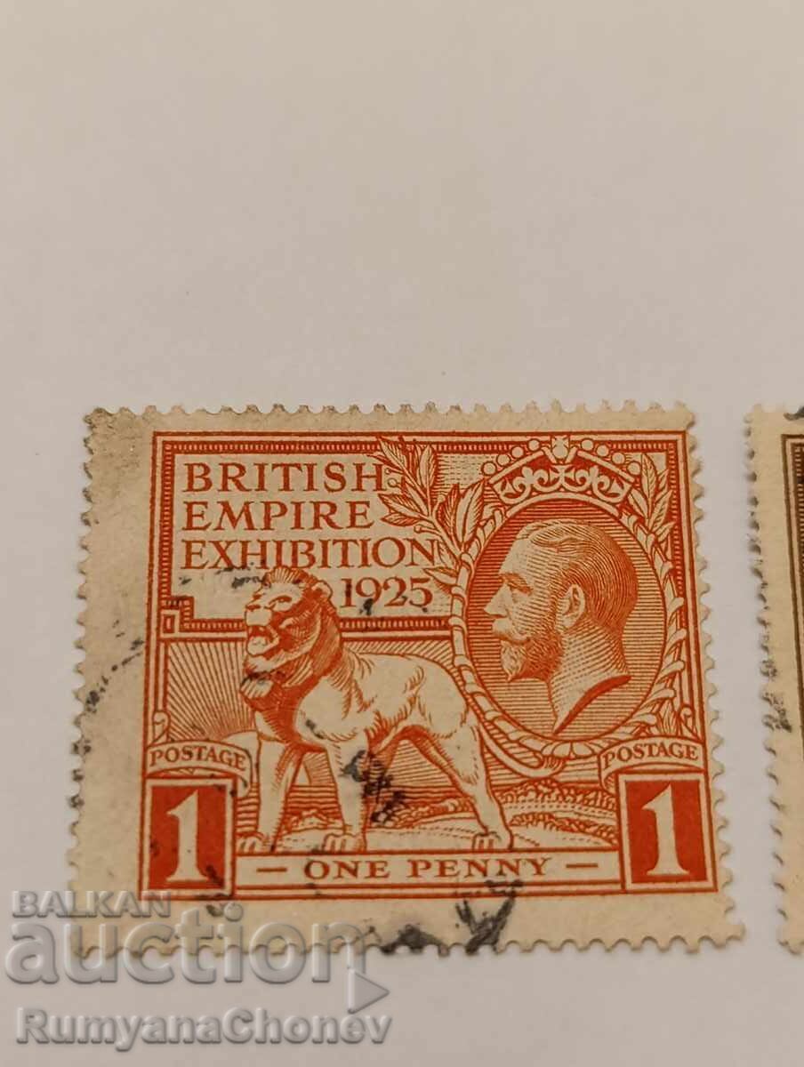 Postage stamps Great Britain 1925 with price 25.00 BGN | € 12.78
