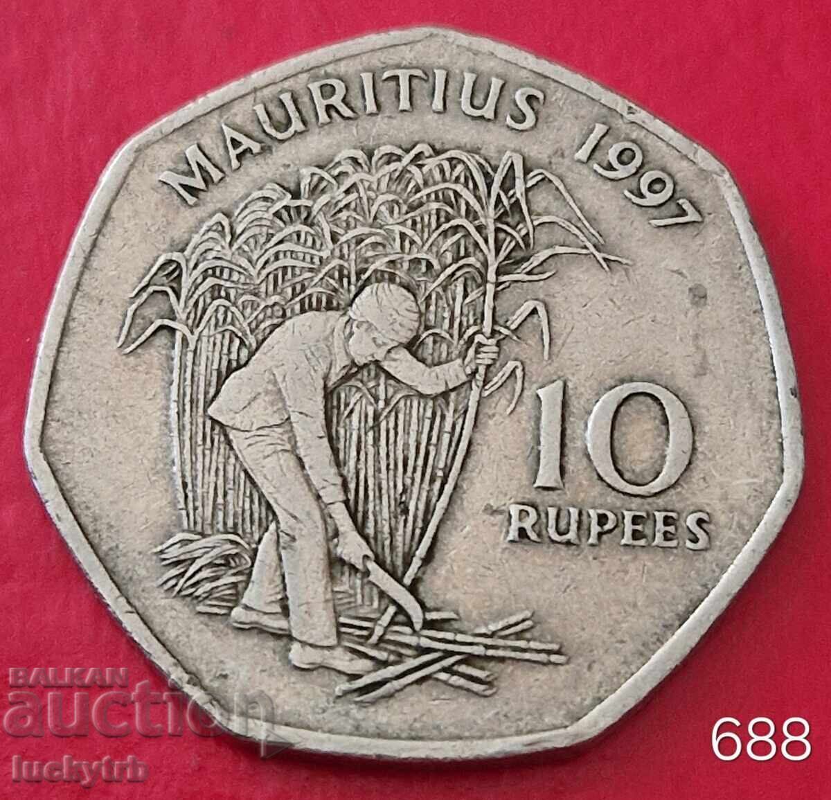 10 Rupees 1997 - Mauritius