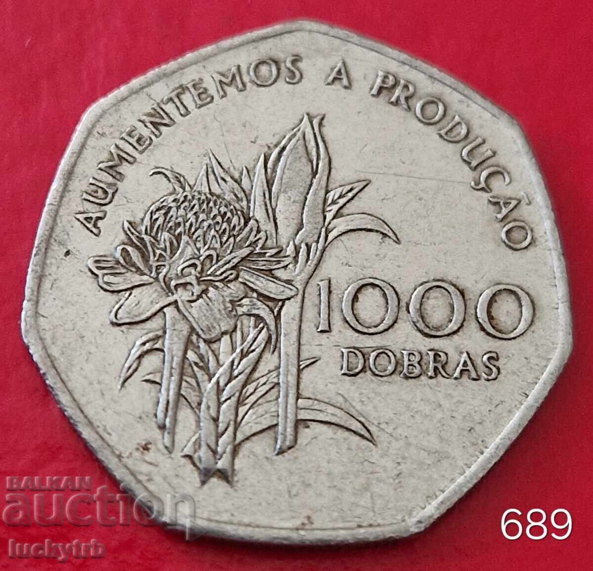 1000 добри 1997 - Сао Томе и Принсипи