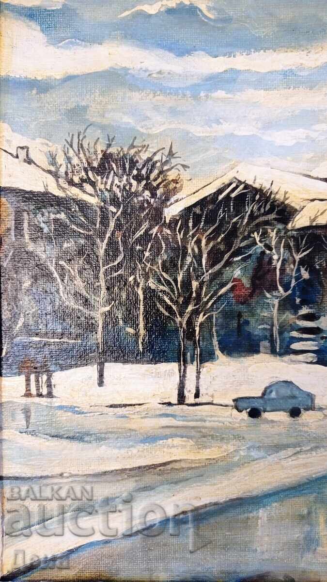 Auction Oil painting 1997 Auction Oil painting 1997