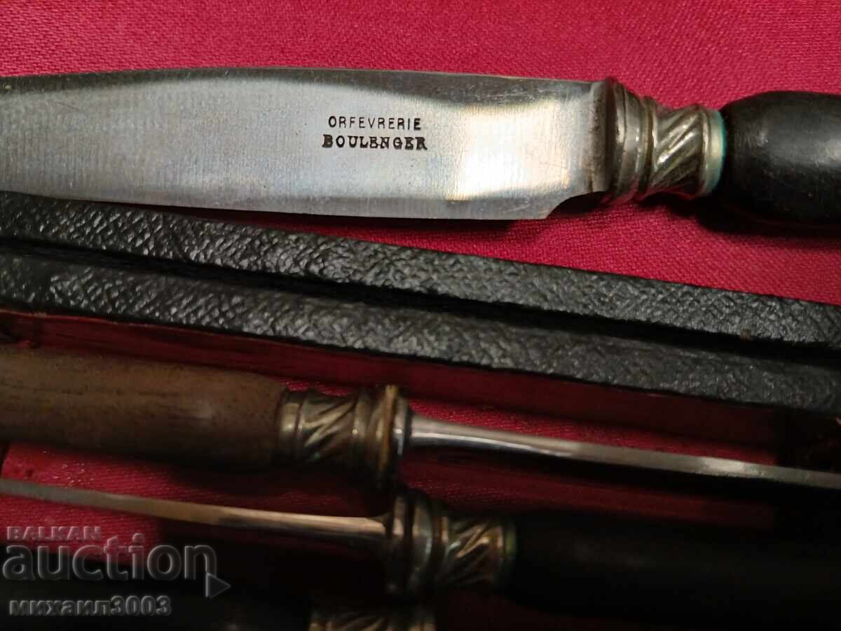 Παράδοση ΠΑΛΙΟ ΣΕΤ 6 ΜΑΧΑΙΡΙΩΝ ΜΕ ΑΥΘΕΝΤΙΚΟ ΚΟΥΤΙ