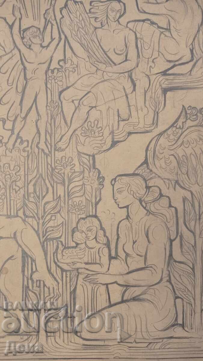 Δενιslava Deneva-DEDE έργο τοιχογραφίας - 6