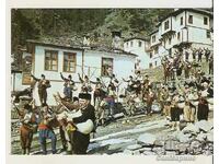 Card Bulgaria satul Shiroka laka Ansamblul Smolyan*