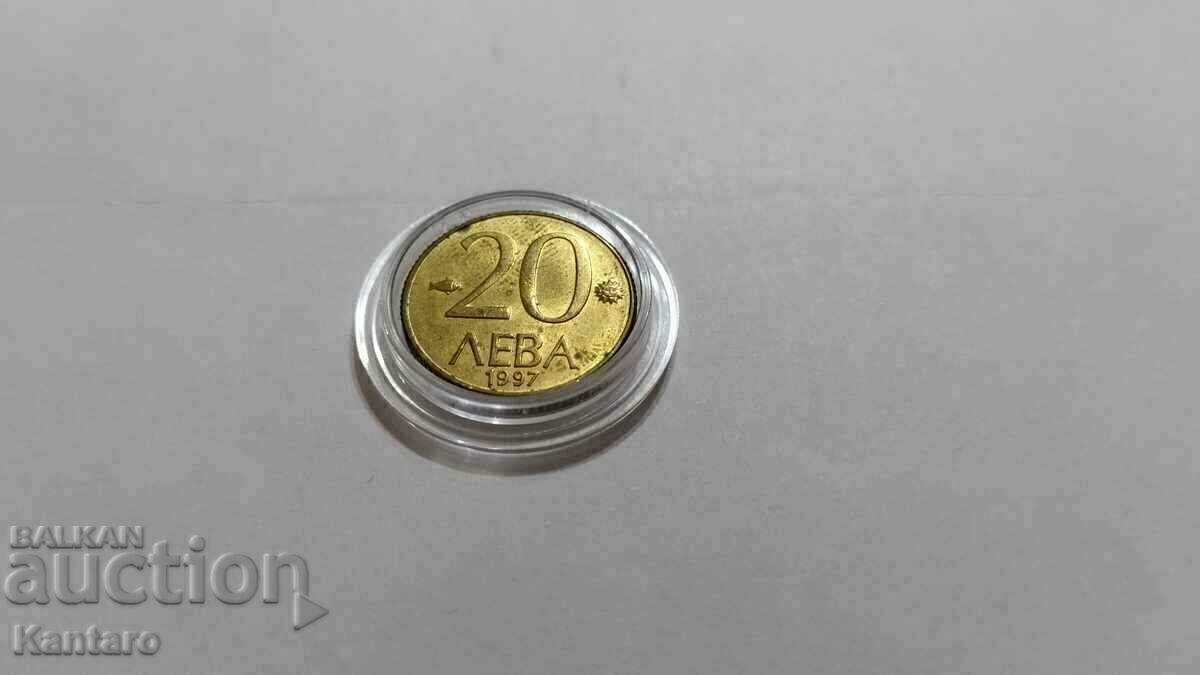 Coin - BULGARIA - 20 BGN - 1997 - UNC with price 1.00 BGN | € 0.51 Coin - BULGARIA - 20 BGN - 1997 - UNC with price 1.00 BGN | € 0.51