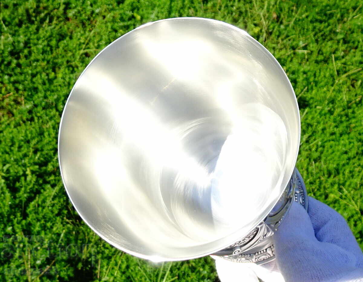 Magnificent pewter goblet, pewter cup 600 ml., WMF - 6 Magnificent pewter goblet, pewter cup 600 ml., WMF - 6