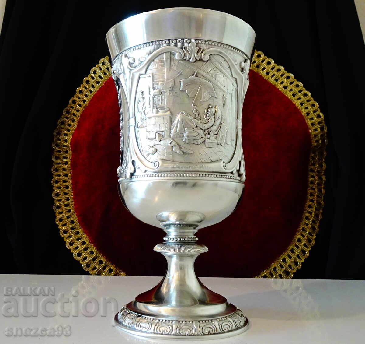 Magnificent pewter goblet, pewter cup 600 ml., WMF Magnificent pewter goblet, pewter cup 600 ml., WMF