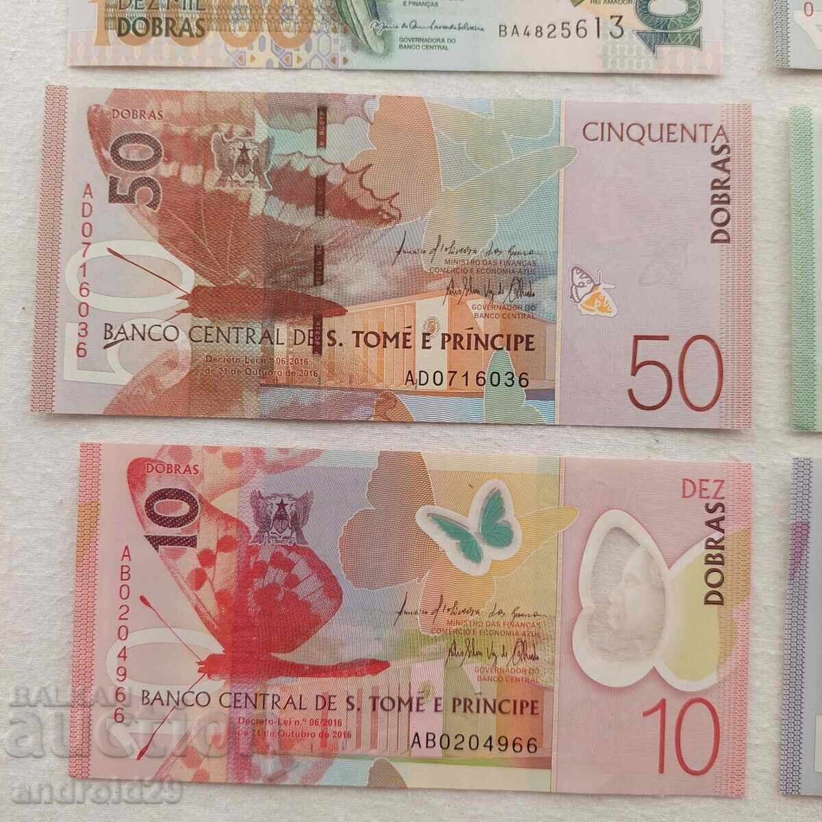 Банкноти Сао Томе и Принсипи - 8 броя UNC - 5