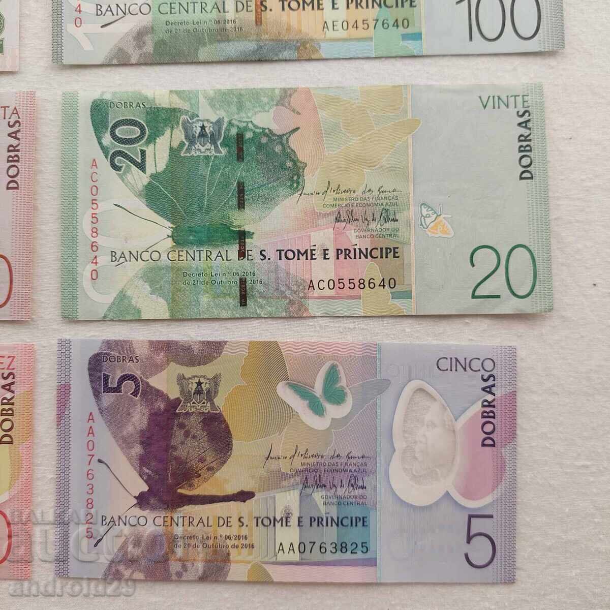 Τραπεζογραμμάτια Σάο Τομέ και Πρίνσιπε - 8 τεμάχια UNC - 6