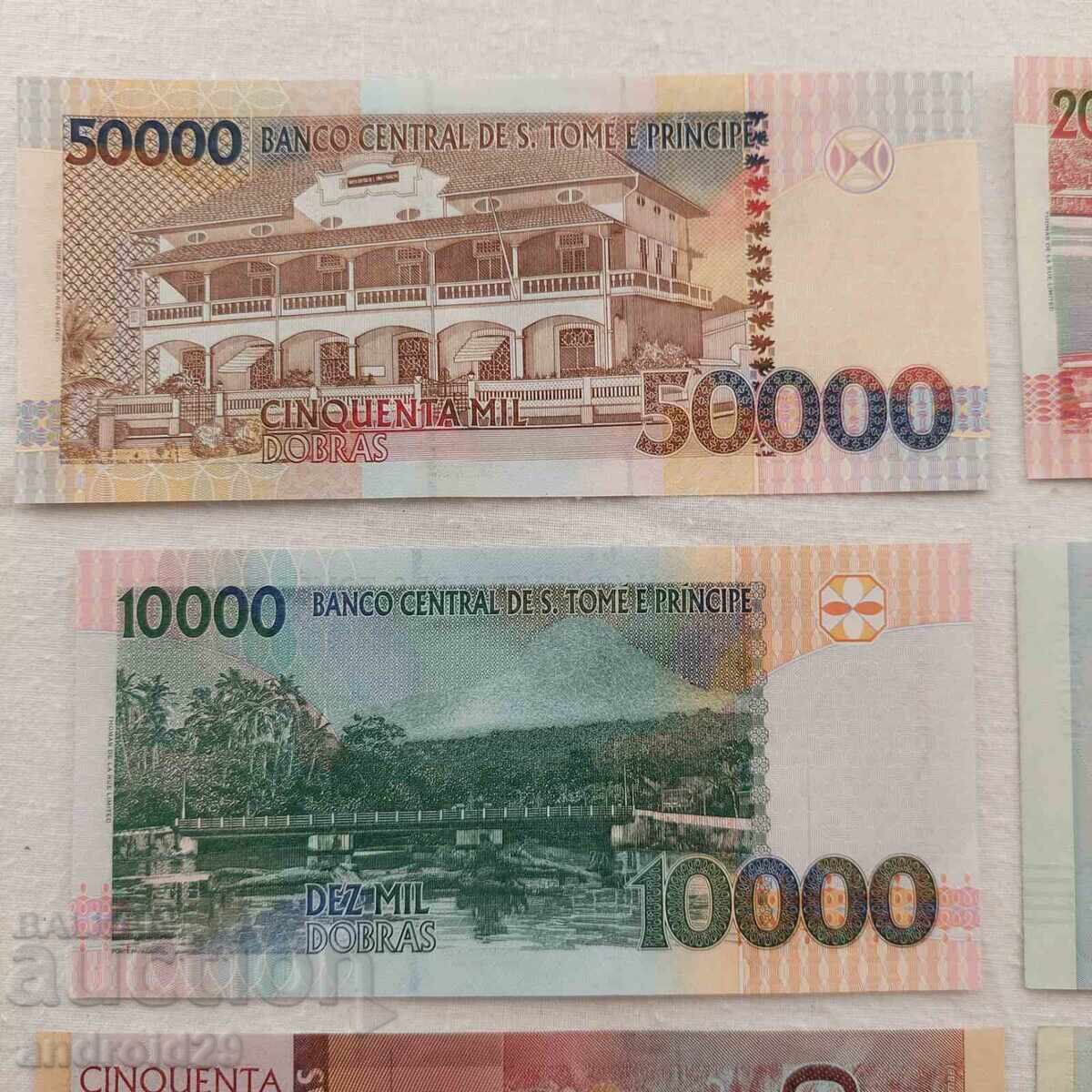 Τραπεζογραμμάτια Σάο Τομέ και Πρίνσιπε - 8 τεμάχια UNC - 7