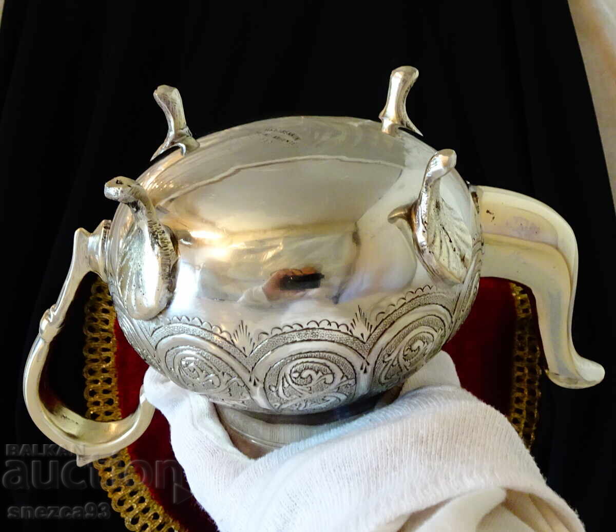 Kettle, Hadj Bennani metal-silver, Morocco - 6 Kettle, Hadj Bennani metal-silver, Morocco - 6