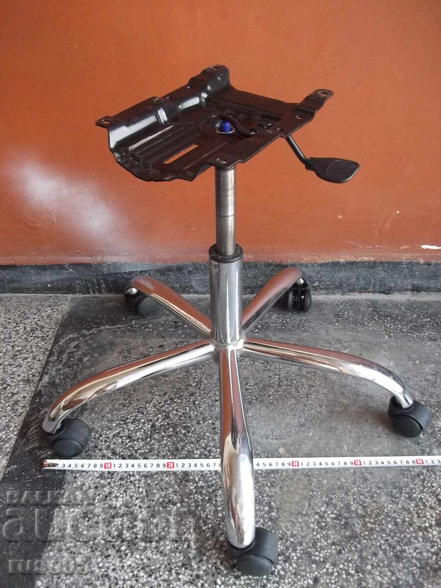 Swivel base with wheels, shock absorber, and mechanism for an office chair -7 Swivel base with wheels, shock absorber, and mechanism for an office chair -7