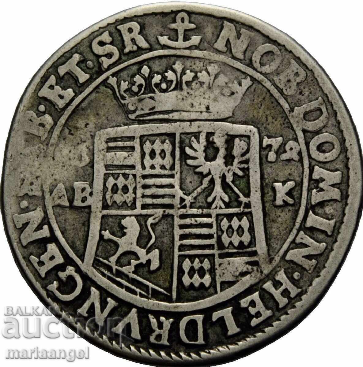 Доставка на Мансфелд 1/3 Талер 1672 Германия Франц Максимилиан