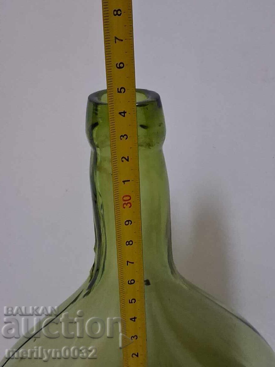 Auction  Antique wine bottle, jar, demijohn