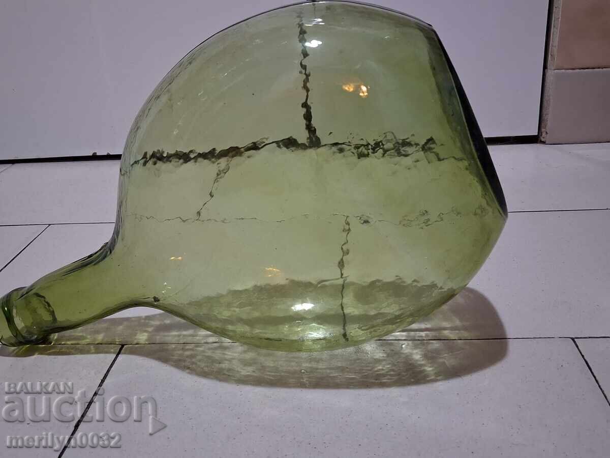 Antique wine bottle, jar, demijohn - 6