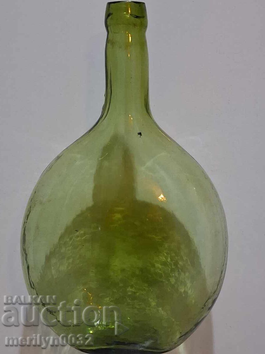 Antique wine bottle, jar, demijohn