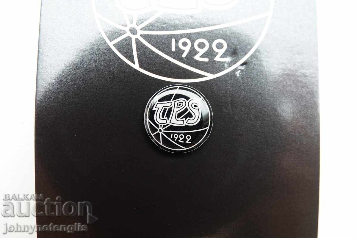 Emblemă de fotbal TPS Turku - Finlanda, oficială Emblemă de fotbal TPS Turku - Finlanda, oficială