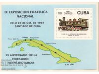 1984. Cuba. Aniversări jubiliare. Bloc