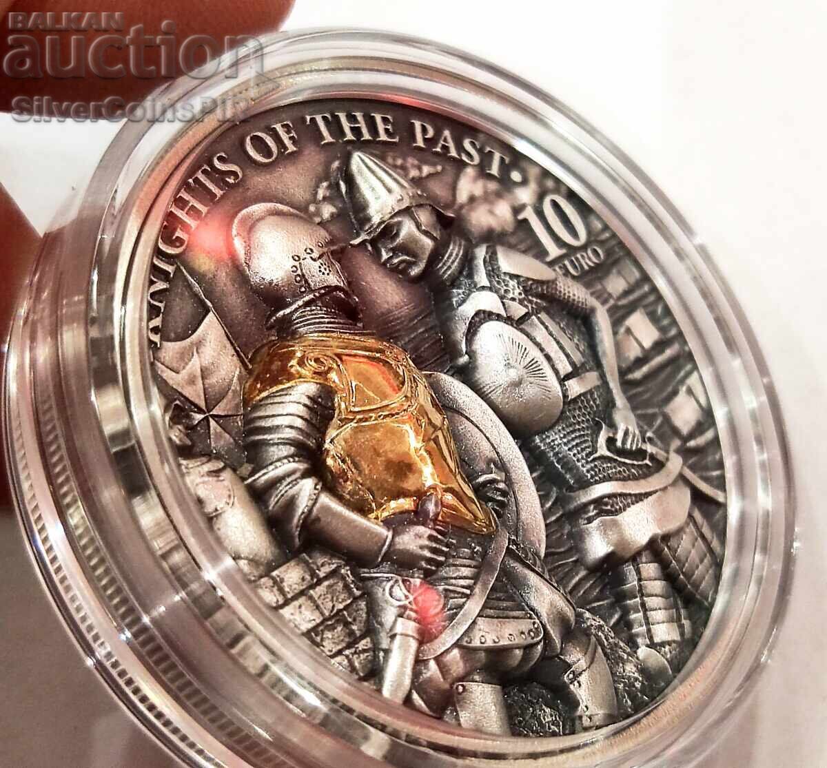 Auction Silver 2 oz Knights of the Past 2022 Malta Auction Silver 2 oz Knights of the Past 2022 Malta