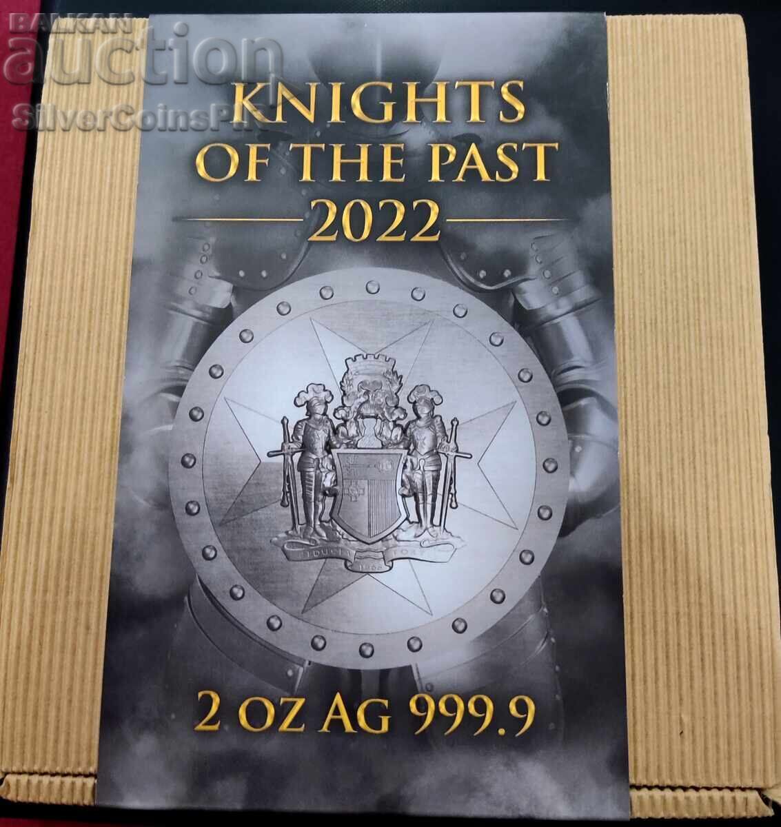 Delivery of Silver 2 oz Knights of the Past 2022 Malta Delivery of Silver 2 oz Knights of the Past 2022 Malta