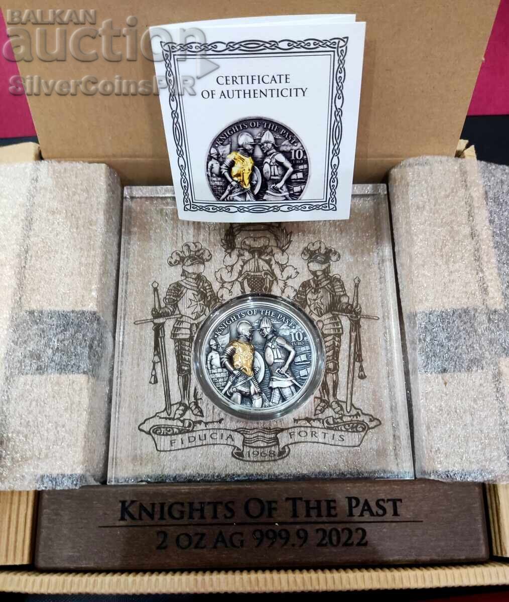 Silver 2 oz Knights of the Past 2022 Malta - 5 Silver 2 oz Knights of the Past 2022 Malta - 5