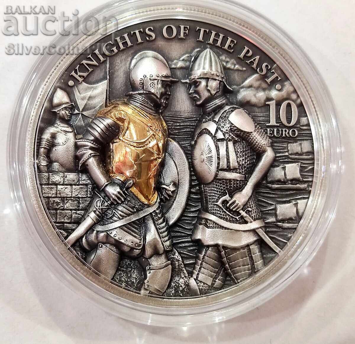 Silver 2 oz Knights of the Past 2022 Malta Silver 2 oz Knights of the Past 2022 Malta