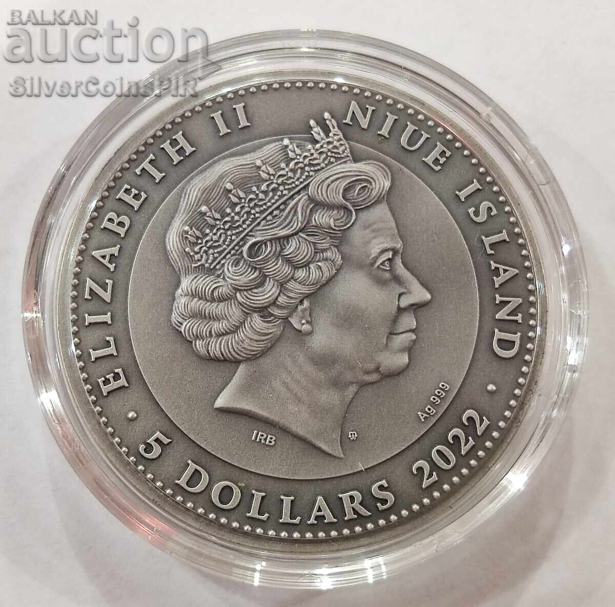 Auction Silver 2 oz Cernunnos Ancient Gods 5 Dollars Niue Islands Auction Silver 2 oz Cernunnos Ancient Gods 5 Dollars Niue Islands