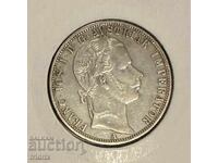 Αυστρία 1 φλορίνι / Αυστρο-Ουγγρική Αυτοκρατορία 1 φλορίνι 1858 Α