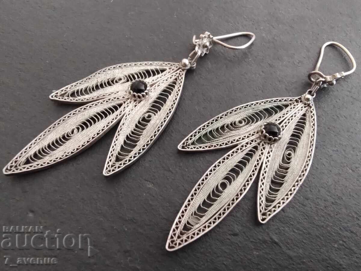 Long filigree earrings 22.08.25 with price 99.00 BGN | € 50.62 Long filigree earrings 22.08.25 with price 99.00 BGN | € 50.62