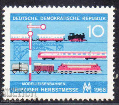 1968. RDG. Târgul de toamnă de la Leipzig - transport feroviar