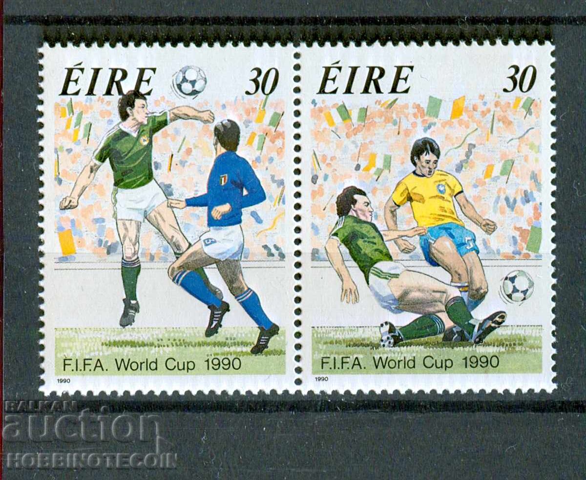 IRELAND EIRE WORLD CUP FOOTBALL 1990 - 2 x 30 MNH