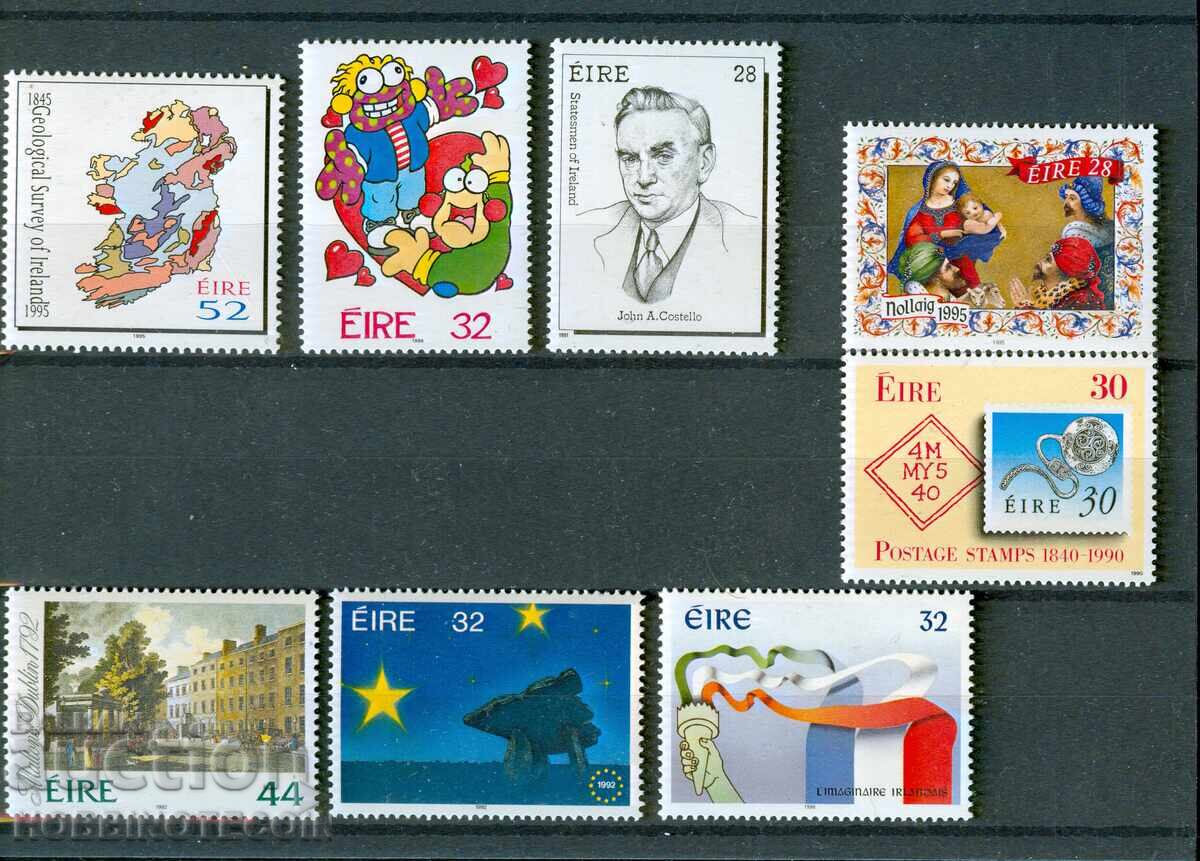 ΕΥΡΕ EIRE - 8 ΓΡΑΜΜΑΤΟΣΗΜΑ - ΣΥΝΟΛΟ 2.78 Λίρες MNH