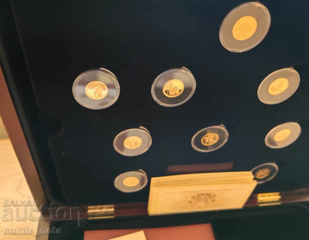 Colecție completă de monede Atena 2002 cu cutie - 6