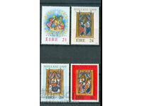 IRELAND EIRE CHRISTMAS DRAWINGS ENGRAVINGS 1989 - 21 24 28 46 MNH