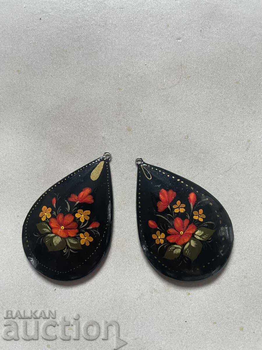 Pendants, earrings - 2 pieces, USSR