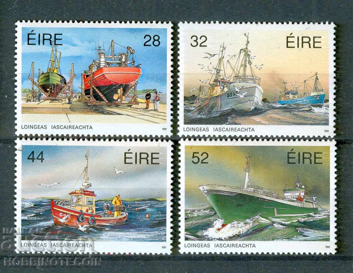 ЕЙРЕ EIRE РИБОЛОВНИ КОРАБИ 1991 - 28 32 44 52 MNH
