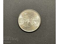 САЩ 25 цент 2000 г. MASSACHUSETTS