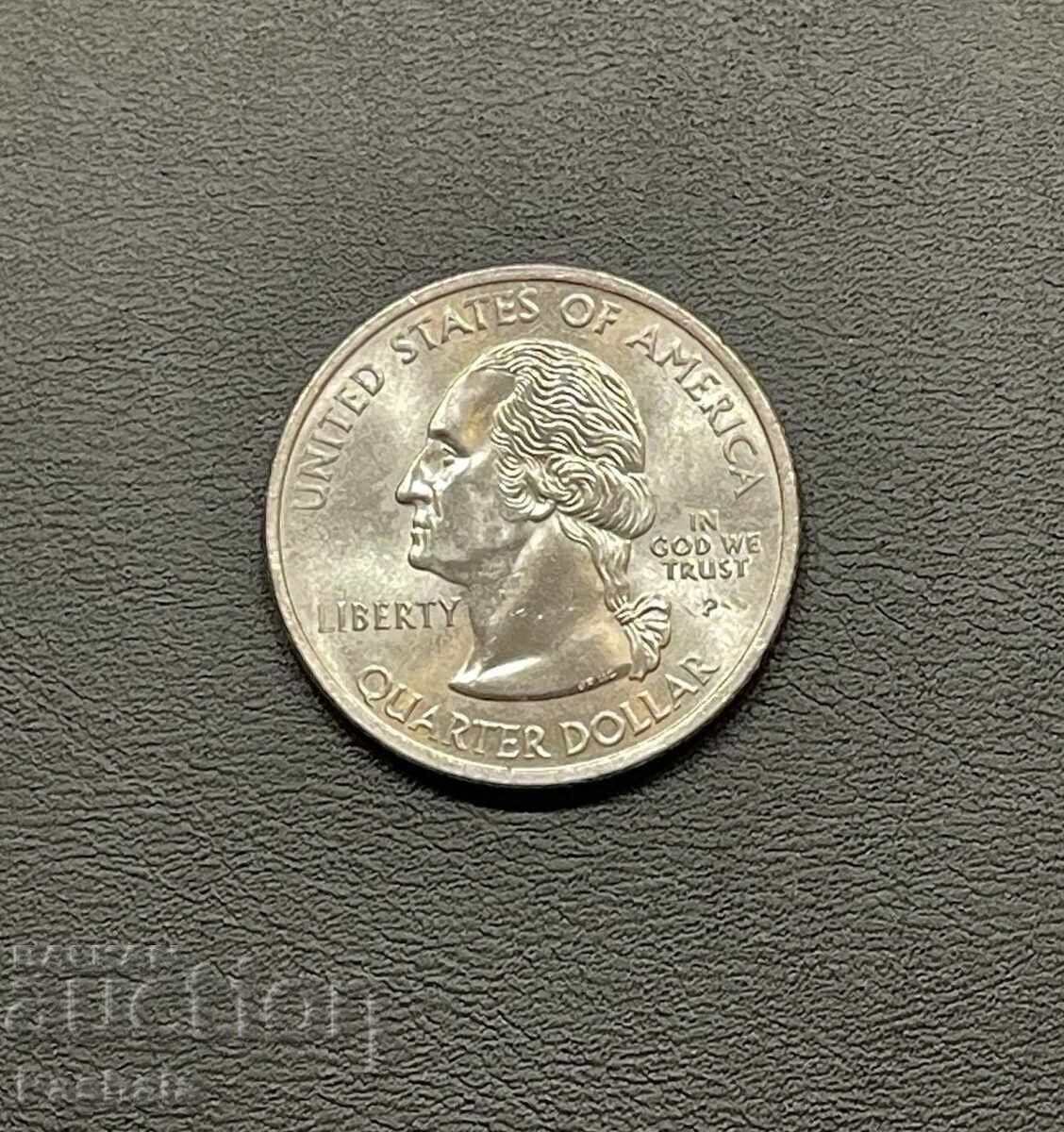 САЩ 25 цент 2000 г. VIRGINIA с цена 3.00 лв. | € 1.53