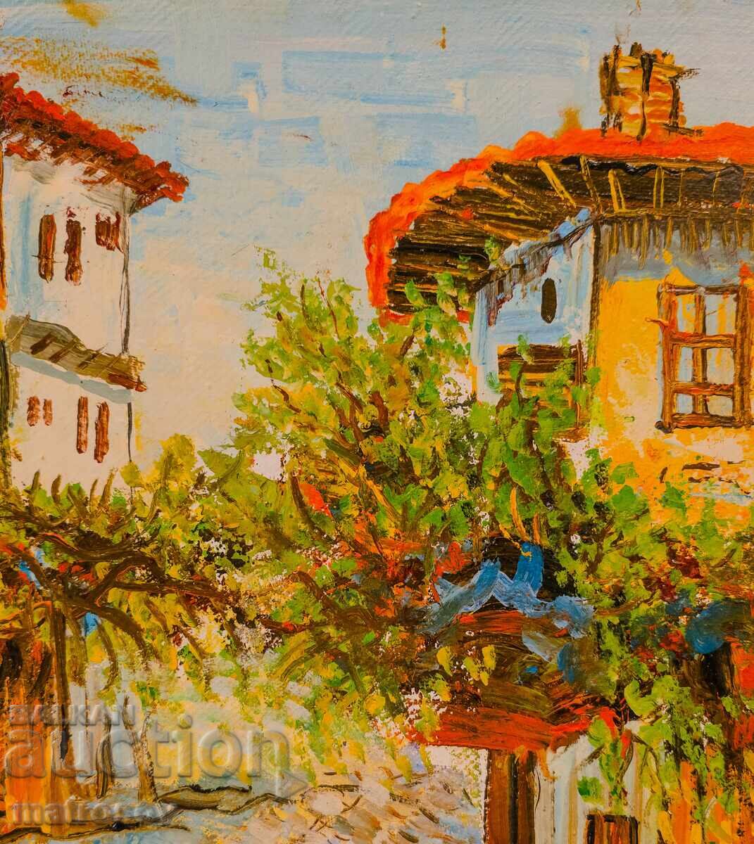 Boris Tsanov, oil painting, landscape "Koprivshtitsa" - 5 Boris Tsanov, oil painting, landscape "Koprivshtitsa" - 5