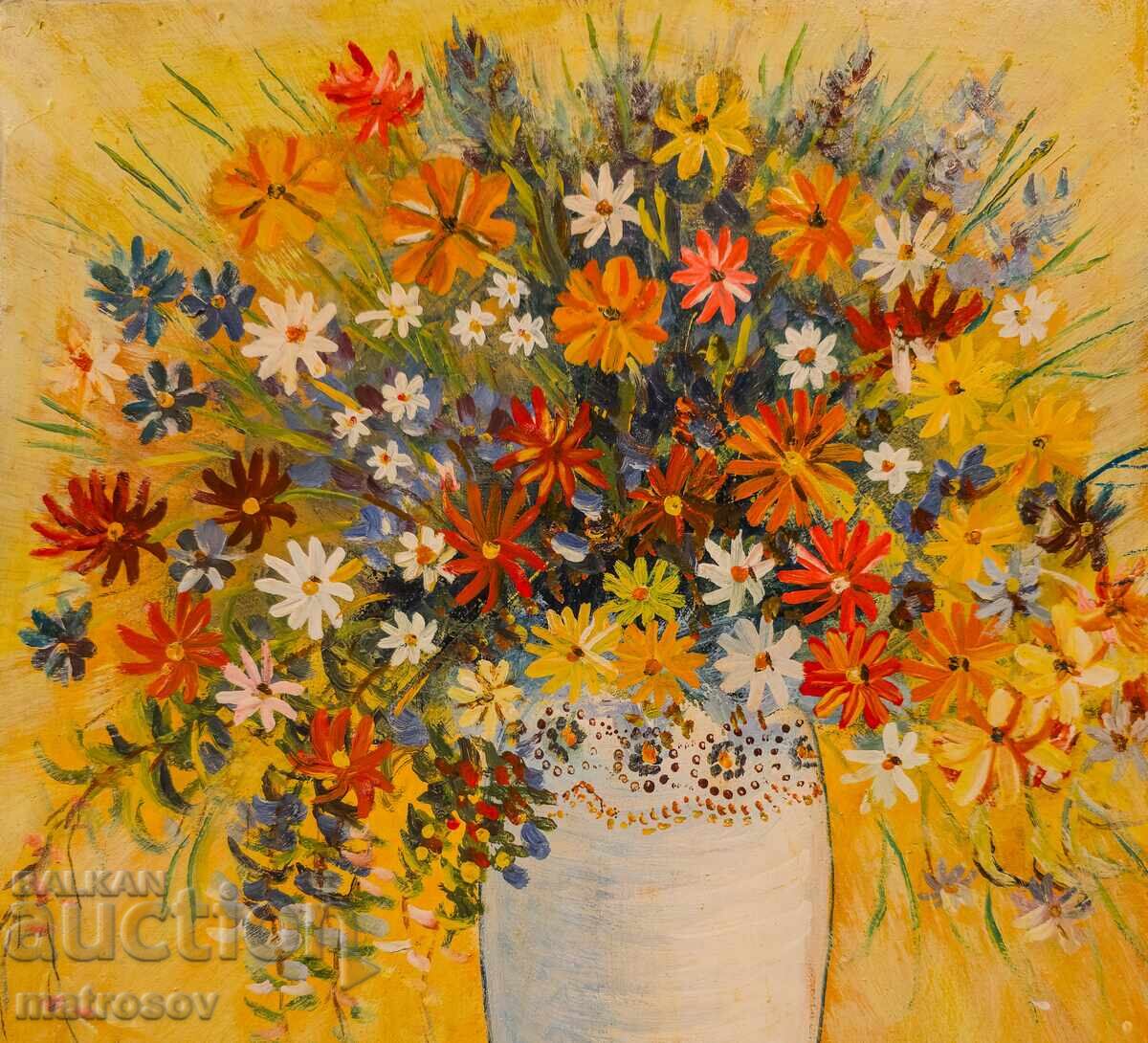 Δημοπρασία Μπορίς Τσάνοφ πίνακας ελαιογραφίας, νεκρή φύση