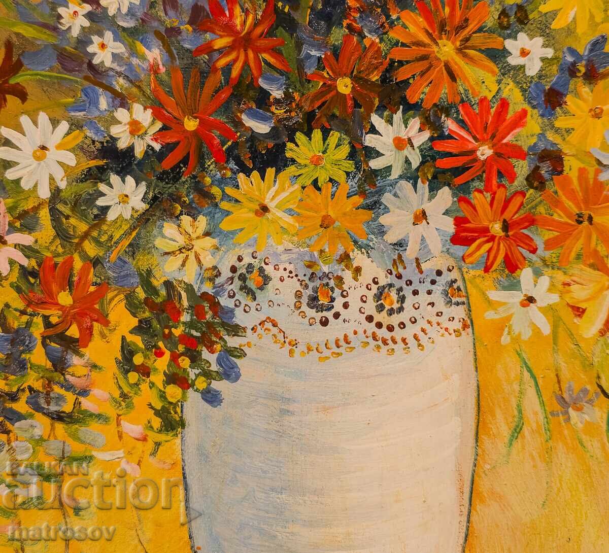 Μπορίς Τσάνοφ πίνακας ελαιογραφίας, νεκρή φύση - 6