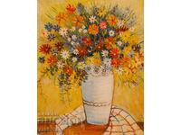 Boris Tsanov pictură ulei, natură statică