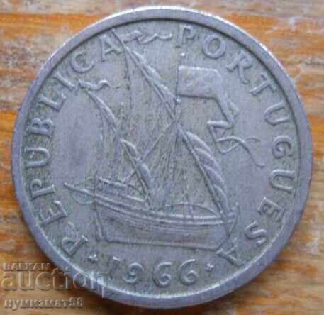 5 ескудо 1966 г. - Португалия с цена 1.50 лв. | € 0.77 5 ескудо 1966 г. - Португалия с цена 1.50 лв. | € 0.77