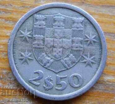 2,5 escudos 1967 - Portugalia 2,5 escudos 1967 - Portugalia