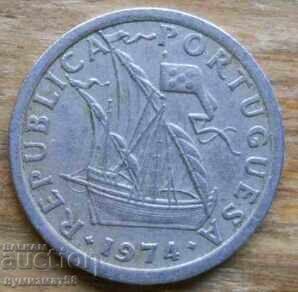 2,5 escudos 1974 - Portugalia cu preț 0.60 BGN | € 0.31 2,5 escudos 1974 - Portugalia cu preț 0.60 BGN | € 0.31