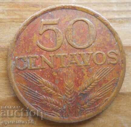 50 сентавос 1974 г. - Португалия
