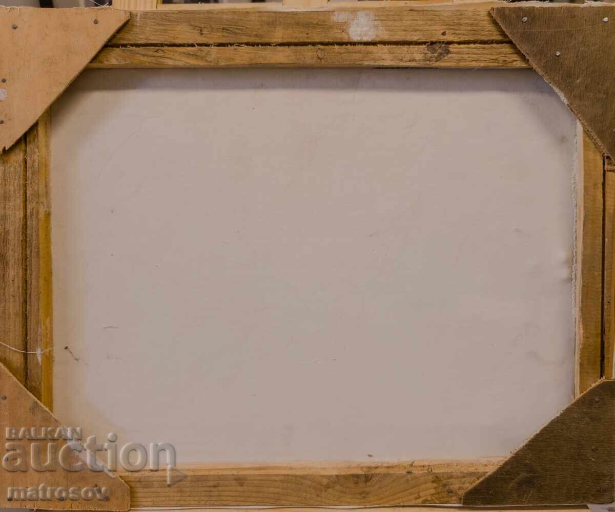 Boris Tsanov, oil painting, rural landscape - 7