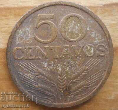 50 сентавос 1977 г. - Португалия 50 сентавос 1977 г. - Португалия