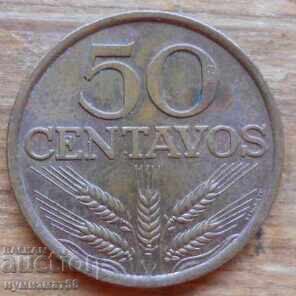 50 centavos 1979 - Πορτογαλία 50 centavos 1979 - Πορτογαλία