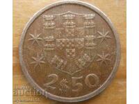 2,5 escudos 1980 - Portugalia