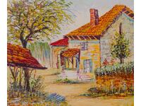 Boris Tsanov, tablou în ulei, peisaj